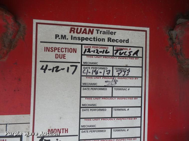 image for item DA6351 2006 Transcraft Eagle NW2 flatbed trailer