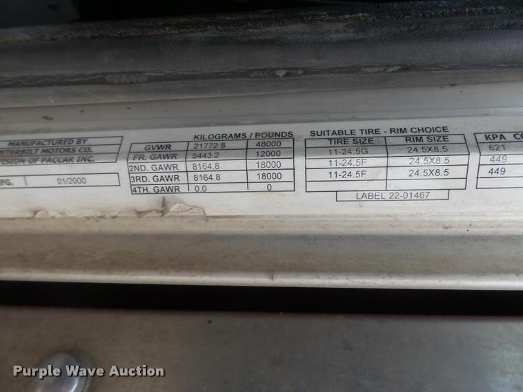 image for item DB2582 2000 Peterbilt 379 semi truck