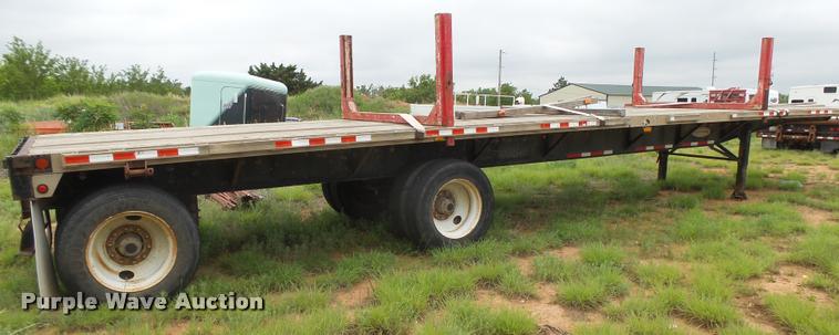 image for item DB2587 1995 Fontaine LFTW-5 flatbed trailer