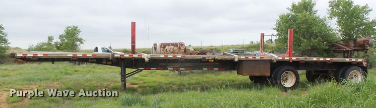 image for item DB2587 1995 Fontaine LFTW-5 flatbed trailer