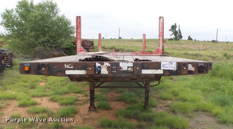 image for item DB2587 1995 Fontaine LFTW-5 flatbed trailer