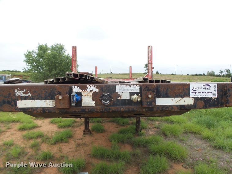 image for item DB2587 1995 Fontaine LFTW-5 flatbed trailer