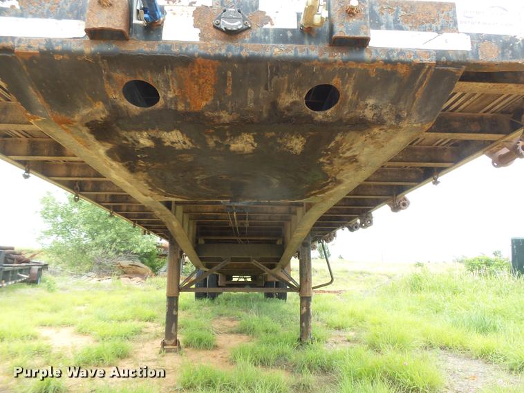 image for item DB2587 1995 Fontaine LFTW-5 flatbed trailer