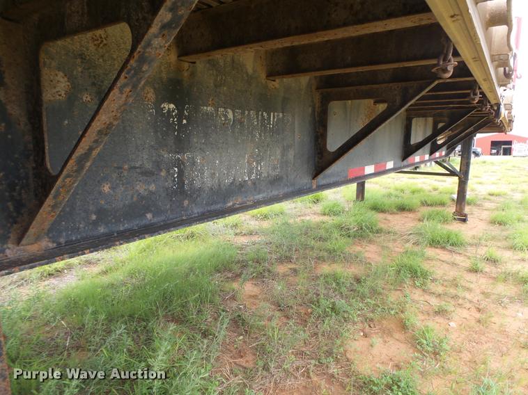 image for item DB2587 1995 Fontaine LFTW-5 flatbed trailer