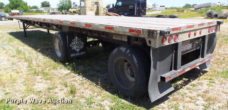 image for item DH9337 2012 Direct Trailer DT48CTWSAW flatbed trailer