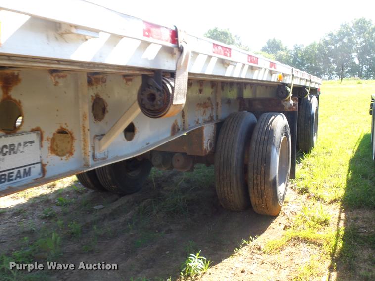 image for item DJ9510 1994 Transcraft flatbed trailer