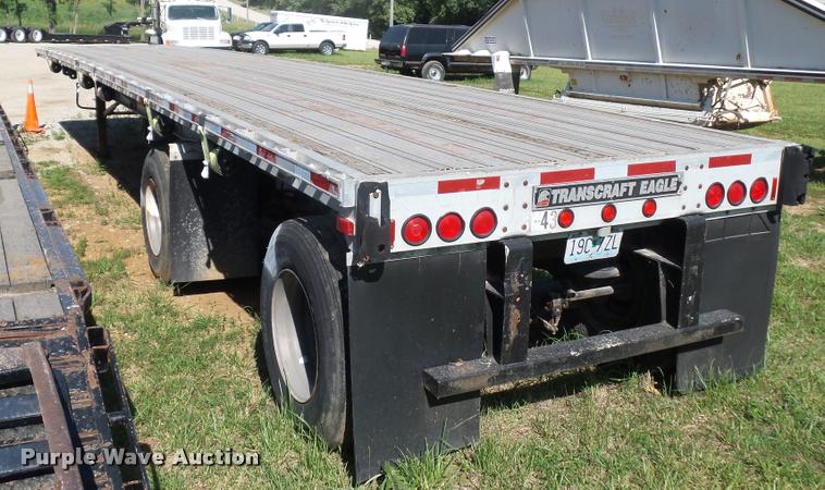 image for item DJ9510 1994 Transcraft flatbed trailer