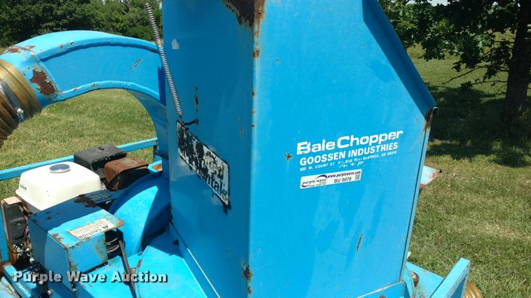 image for item BU9978 Goossen BCG3 bale chopper