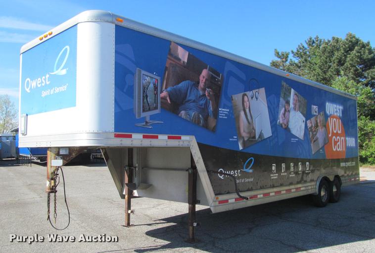 image for item DA1013 1997 Featherlite 4930 enclosed cargo trailer