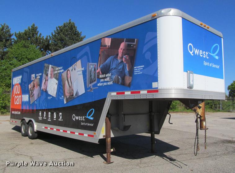 image for item DA1013 1997 Featherlite 4930 enclosed cargo trailer