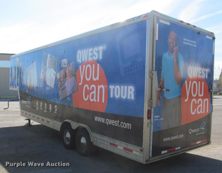 image for item DA1013 1997 Featherlite 4930 enclosed cargo trailer