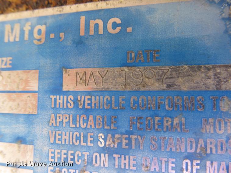 image for item DA1013 1997 Featherlite 4930 enclosed cargo trailer