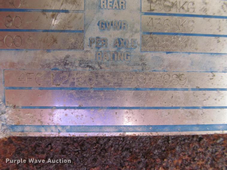 image for item DA1013 1997 Featherlite 4930 enclosed cargo trailer