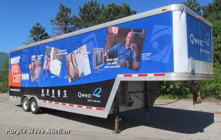 image for item DA1014 1997 Featherlite 4930 enclosed cargo trailer