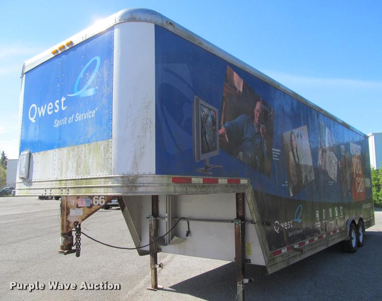 image for item DA1014 1997 Featherlite 4930 enclosed cargo trailer