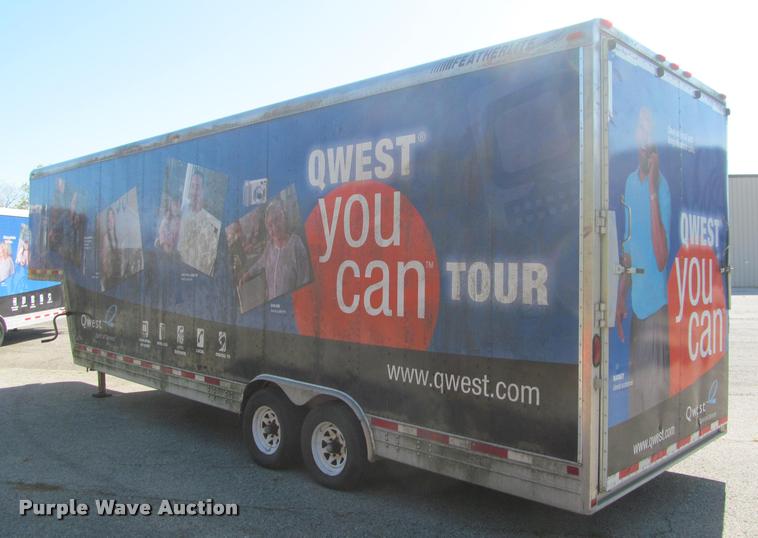 image for item DA1014 1997 Featherlite 4930 enclosed cargo trailer