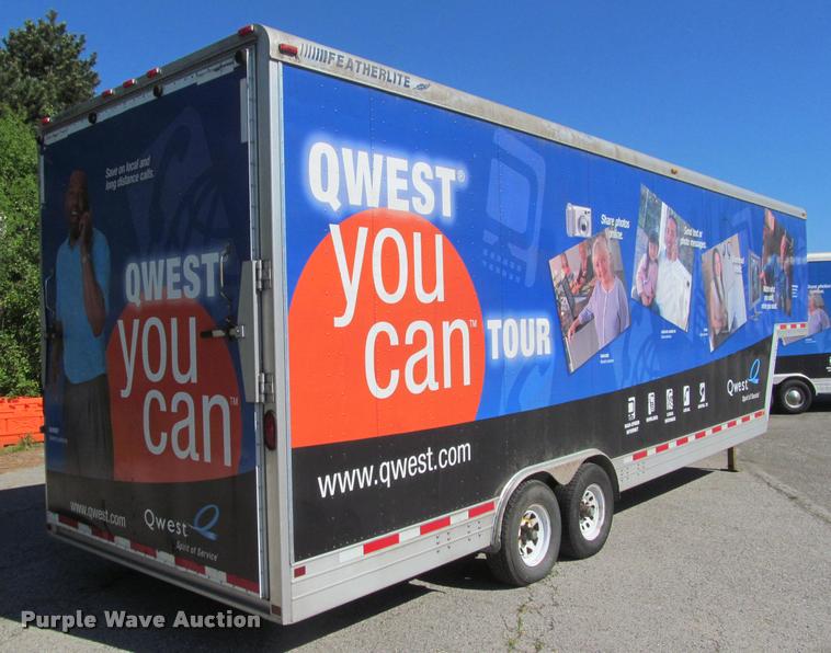 image for item DA1014 1997 Featherlite 4930 enclosed cargo trailer