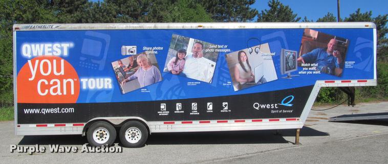 image for item DA1014 1997 Featherlite 4930 enclosed cargo trailer