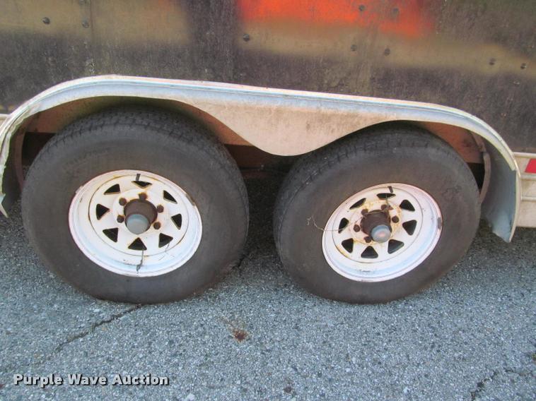 image for item DA1014 1997 Featherlite 4930 enclosed cargo trailer