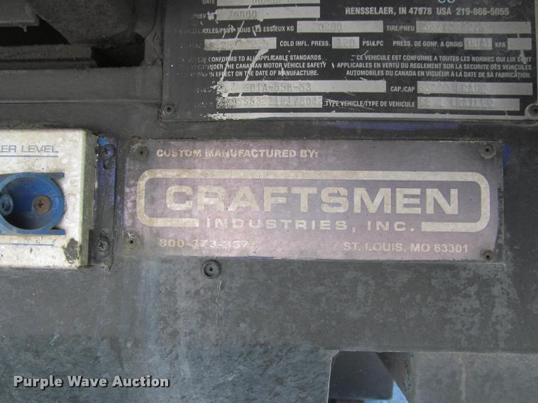 image for item DA1016 2001 Kard-Craftsmen SDTA-55K-53 double expandable display trailer