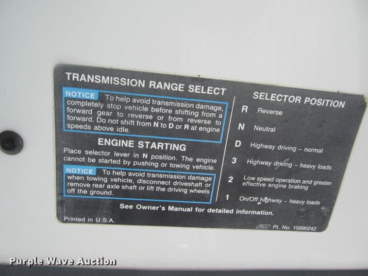 image for item DA1019 2000 GMC C6500 box truck