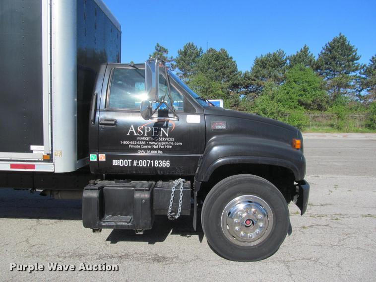 image for item DA1020 2001 GMC C7500 box truck