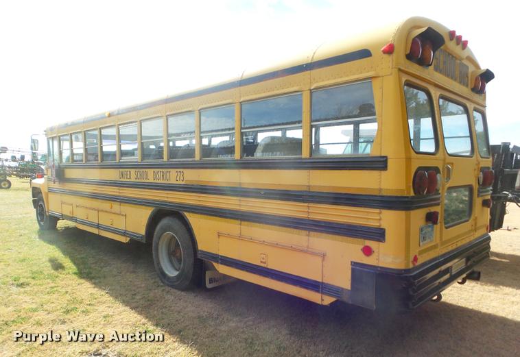 image for item DA5073 1993 Ford B700 school bus