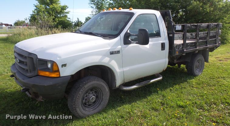 image for item DA6420 1999 Ford F350 Super Duty dump bed pickup truck
