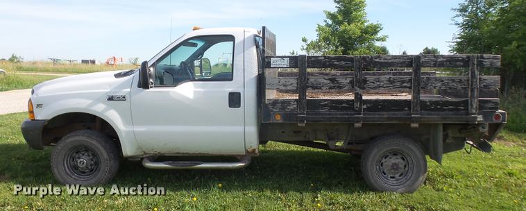 image for item DA6420 1999 Ford F350 Super Duty dump bed pickup truck