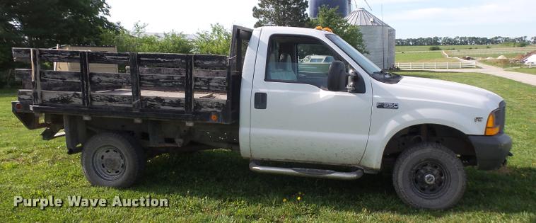 image for item DA6420 1999 Ford F350 Super Duty dump bed pickup truck