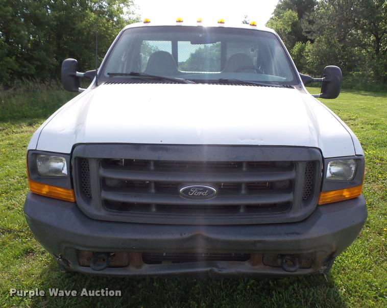 image for item DA6420 1999 Ford F350 Super Duty dump bed pickup truck