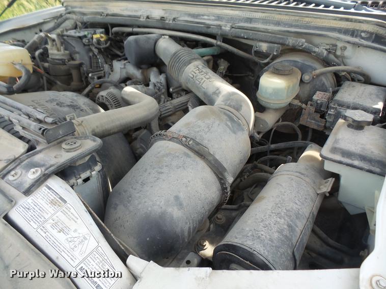 image for item DA6420 1999 Ford F350 Super Duty dump bed pickup truck