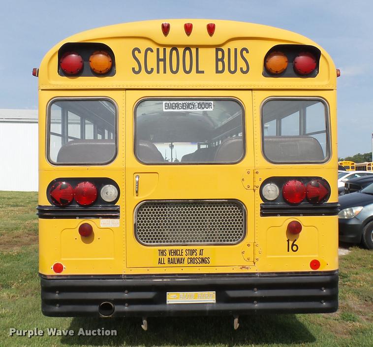 image for item DA7932 1992 Blue Bird TC2000 school bus