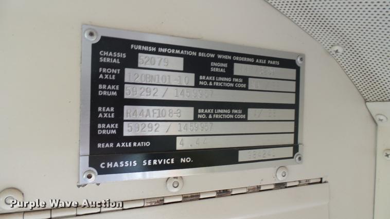 image for item DA7932 1992 Blue Bird TC2000 school bus