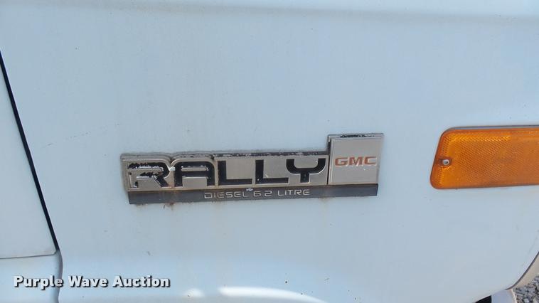 image for item DA7936 1991 GMC Rally 2500 van