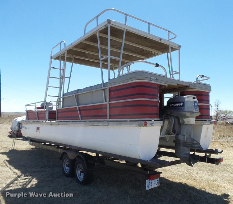 image for item DB2509 1984 Playcraft pontoon boat