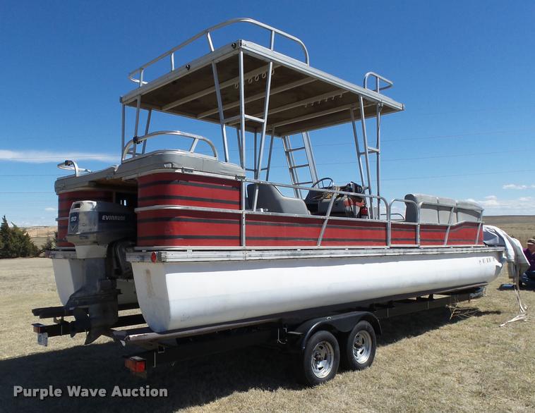 image for item DB2509 1984 Playcraft pontoon boat