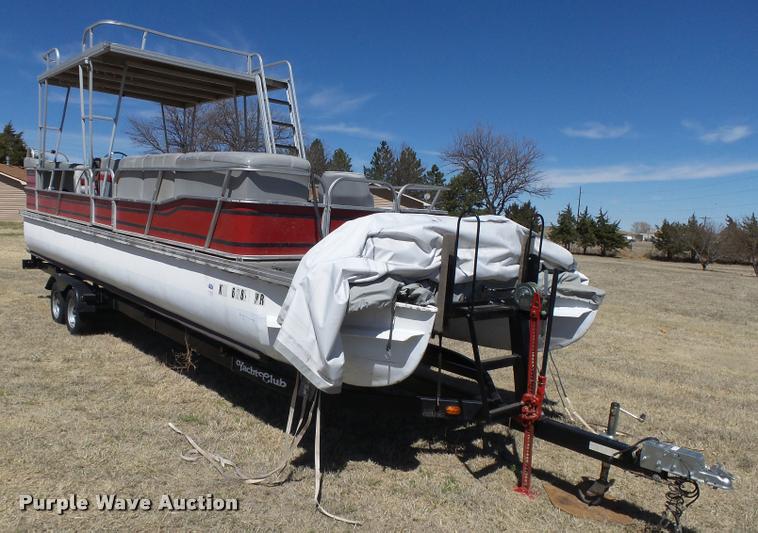 image for item DB2509 1984 Playcraft pontoon boat