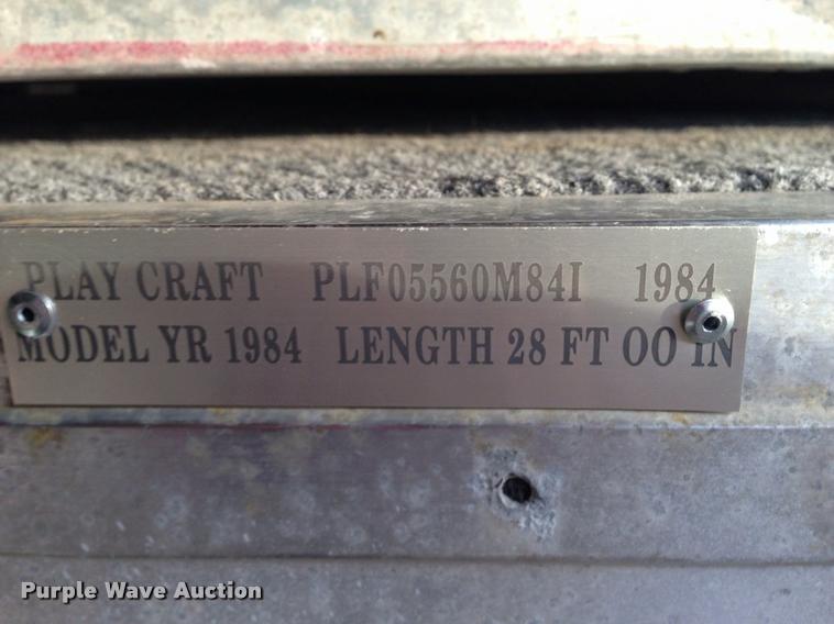 image for item DB2509 1984 Playcraft pontoon boat