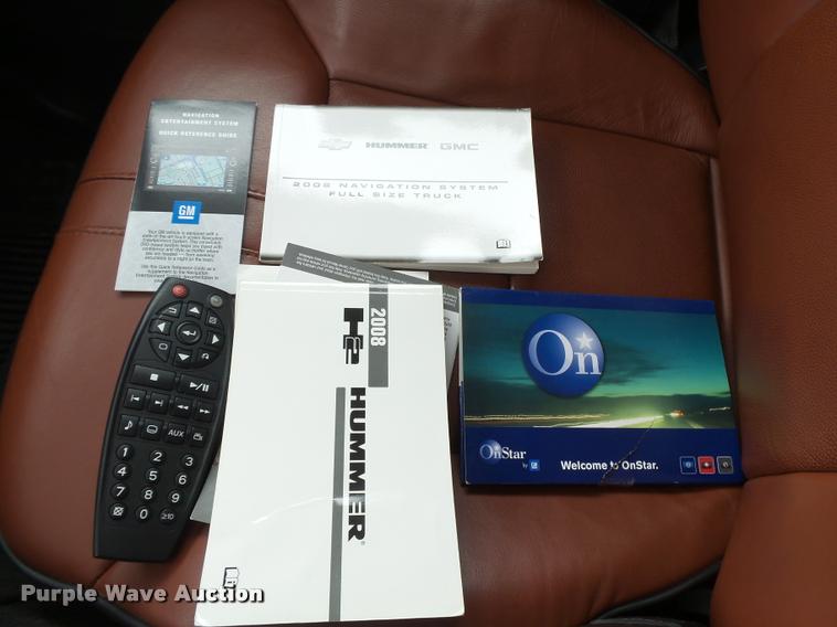 image for item DB2584 2008 Hummer H2 SUV