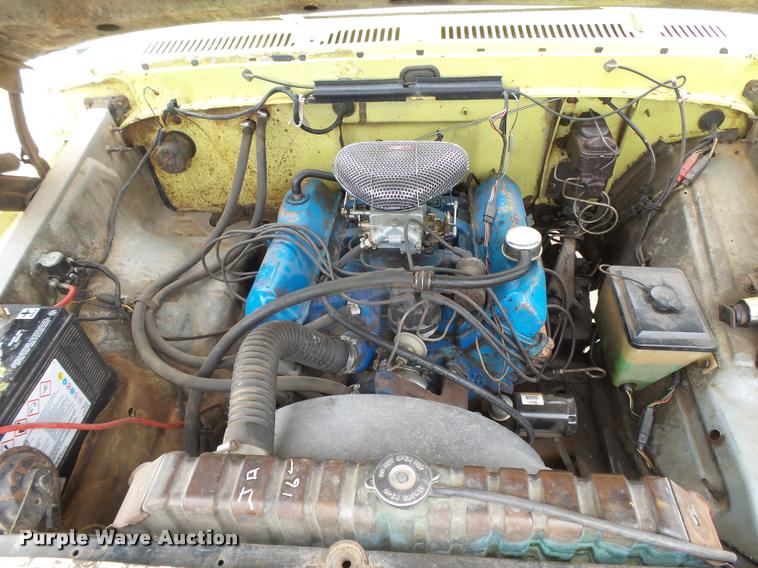 image for item DB2589 1973 Ford F100 pickup truck