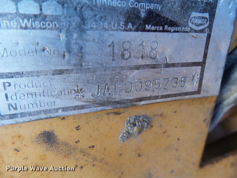 image for item DB5760 1994 Case 1818 skid steer