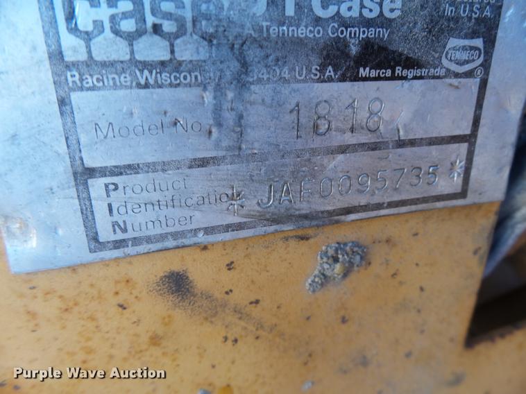 image for item DB5760 1994 Case 1818 skid steer