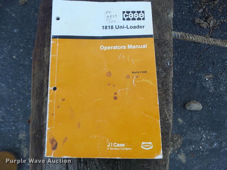 image for item DB5760 1994 Case 1818 skid steer