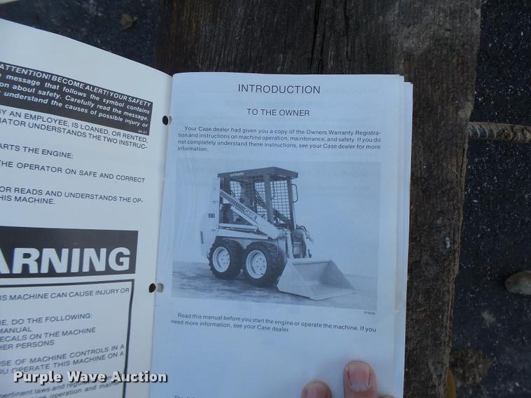 image for item DB5760 1994 Case 1818 skid steer