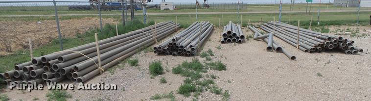 image for item DE9016 Approximately 65 aluminum irrigation pipe joints