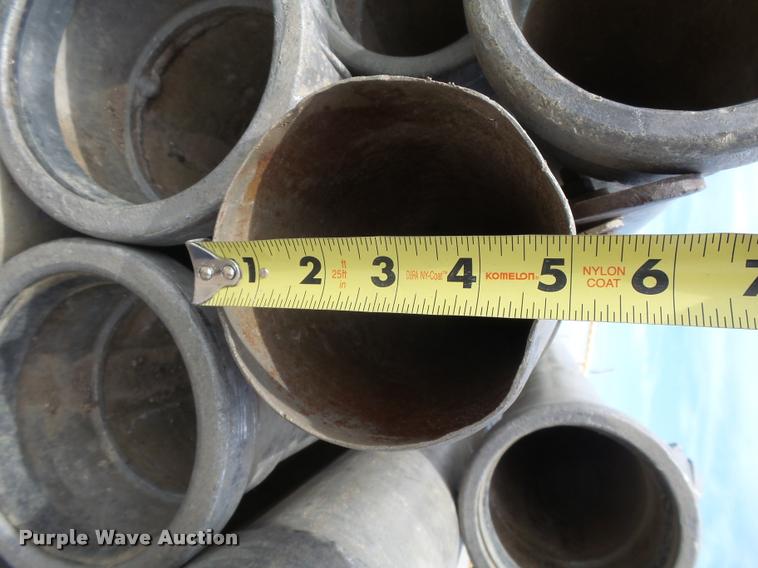 image for item DE9016 Approximately 65 aluminum irrigation pipe joints