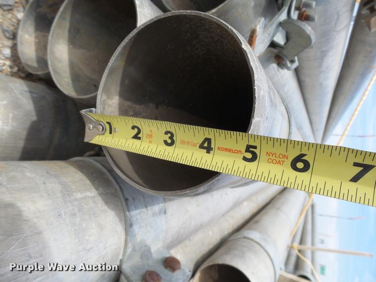 image for item DE9016 Approximately 65 aluminum irrigation pipe joints