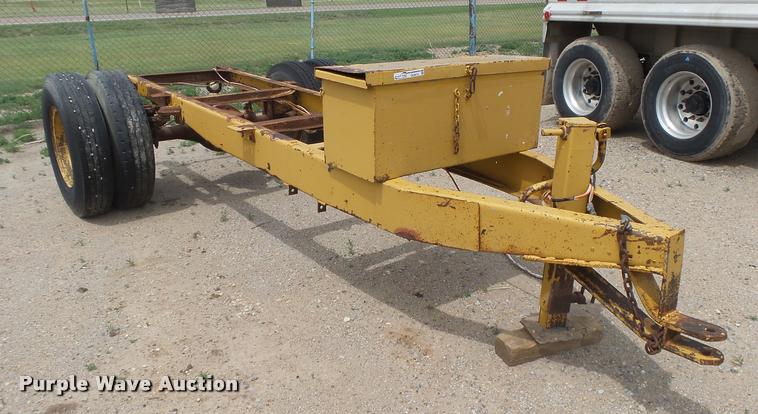 image for item DE9019 2003 Shop built trailer frame
