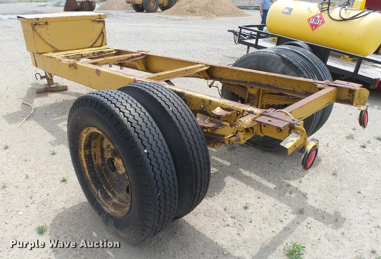 image for item DE9019 2003 Shop built trailer frame